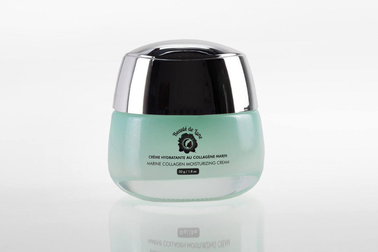 Crème hydratante au collagène marin