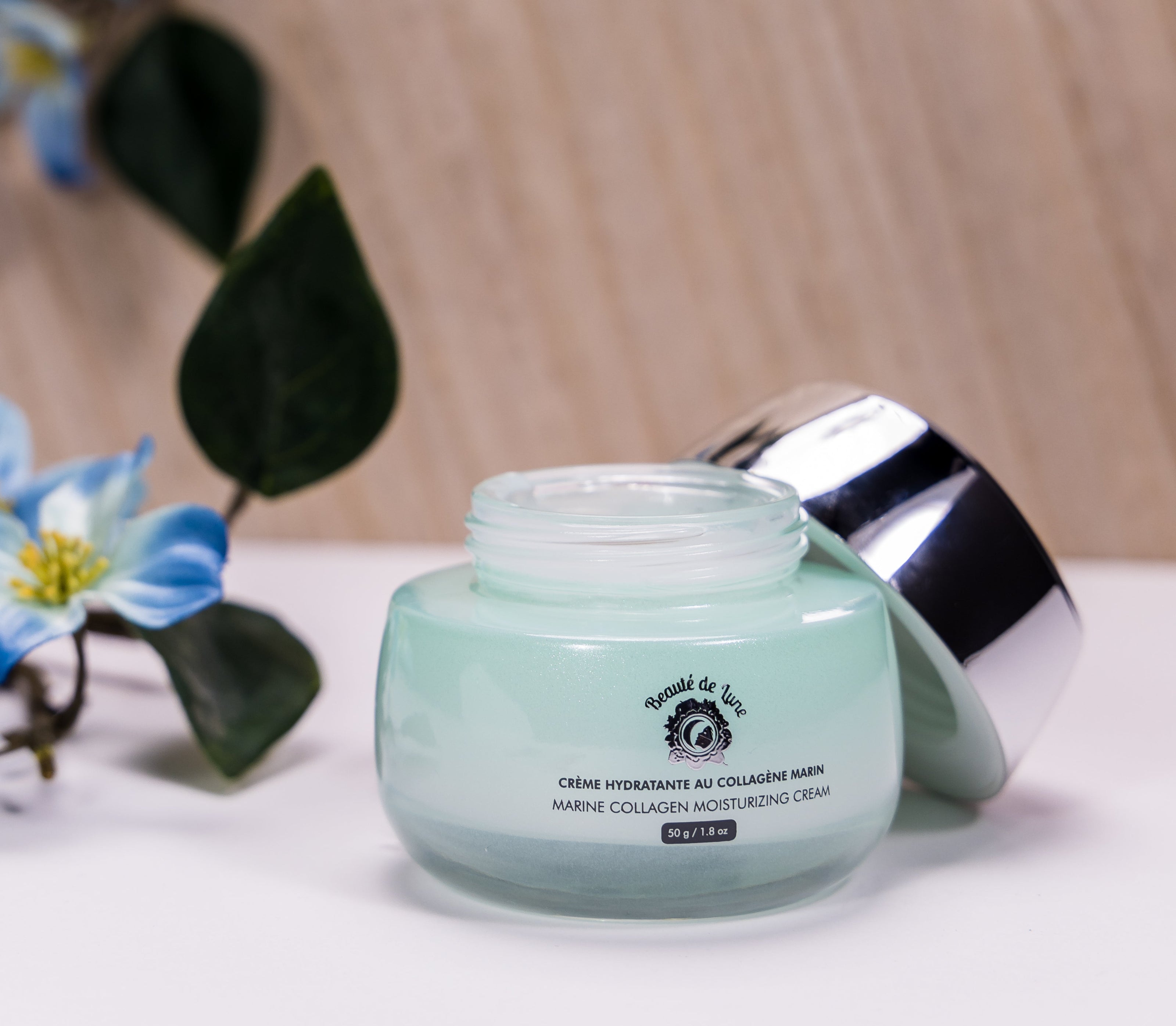 Crème hydratante au collagène marin