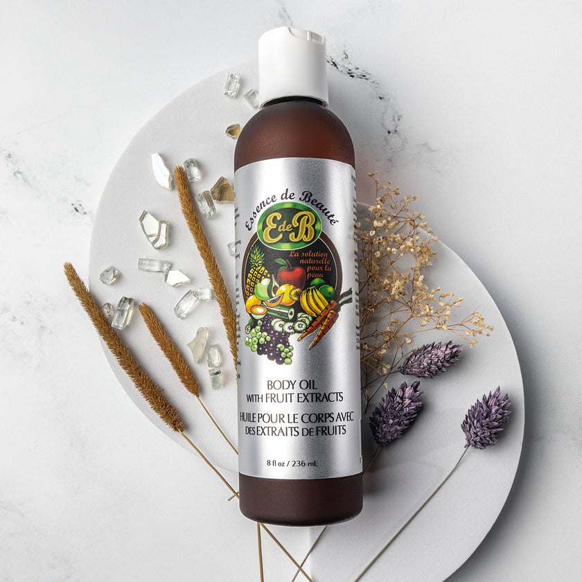 HUILE POUR LE CORPS AVEC DES EXTRAITS DE FRUITS