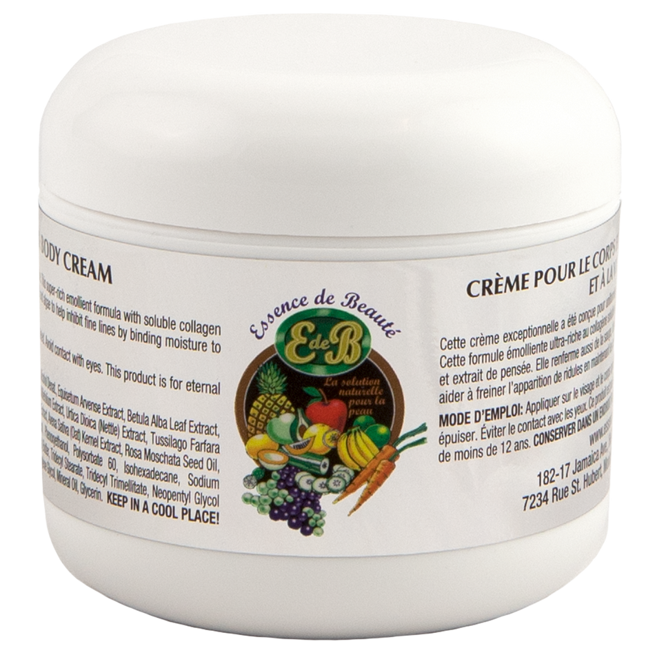 Collagen & Vitamin E Face and Body Crème - Essence de Beauté